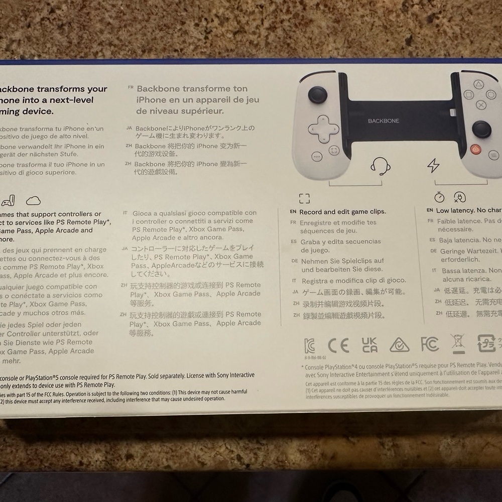 Sony PlayStation Backbone White - Lightening Edition (Great Christmas Gift!) - Picture 2 of 10